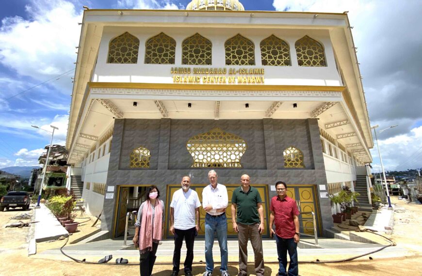 TPMT Visited the Newly Rehabilitated Marawi Grand Mosque at MAA during its 43rd Mission